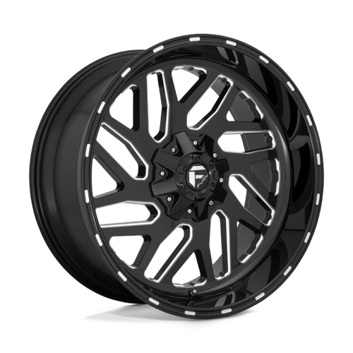 Fuel Offroad D581 TRITON Gloss Black Milled 22x10 -19 6x135|6x139.7mm 106.1mm