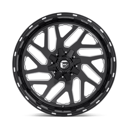 Fuel Offroad D581 TRITON Gloss Black Milled 22x10 -19 6x135|6x139.7mm 106.1mm