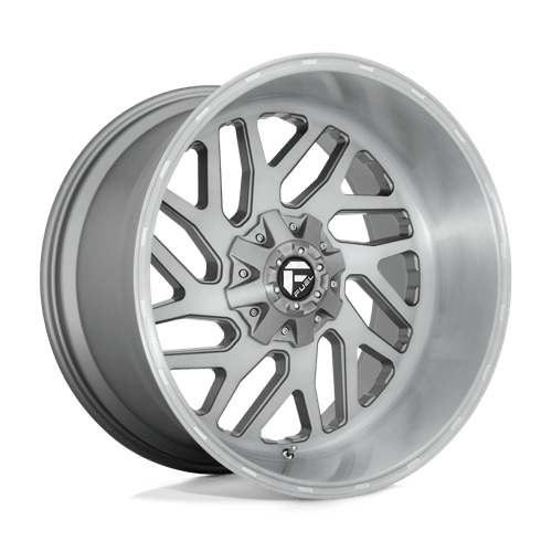 Fuel Offroad D715 TRITON PLATINUM Brushed Gun Metal Tinted Clear 20x12 -43 5x127|5x139.7mm 87.1mm