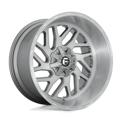 Fuel Offroad D715 TRITON PLATINUM Brushed Gun Metal Tinted Clear 20x10 -18 5x114.3|5x127mm 78.1mm