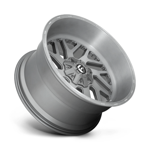 Fuel Offroad D715 TRITON PLATINUM Brushed Gun Metal Tinted Clear 20x12 -44 6x135|6x139.7mm 106.1mm