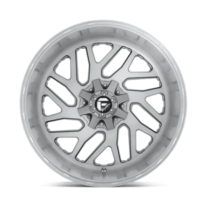 Fuel Offroad D715 TRITON PLATINUM Brushed Gun Metal Tinted Clear 22x10 -18 5x114.3|5x127mm 78.1mm