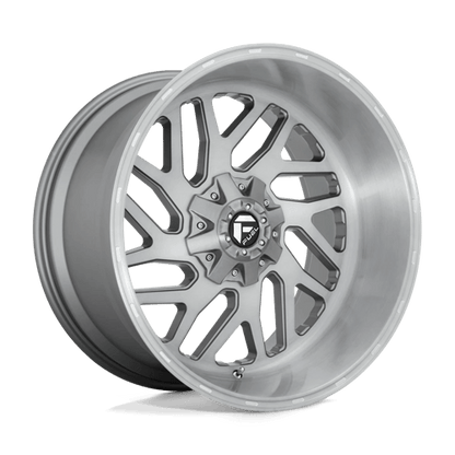 Fuel Offroad D715 TRITON PLATINUM Brushed Gun Metal Tinted Clear 22x12 -43 8x165.1mm 125.1mm