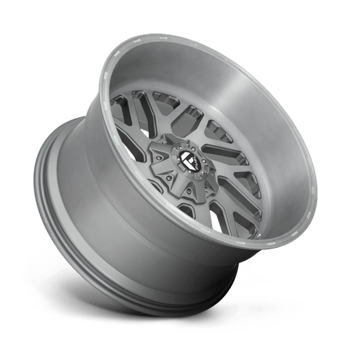 Fuel Offroad D715 TRITON PLATINUM Brushed Gun Metal Tinted Clear 22x12 -43 8x165.1mm 125.1mm