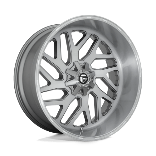 Fuel Offroad D715 TRITON PLATINUM Brushed Gun Metal Tinted Clear 26x12 -44 8x170mm 125.1mm