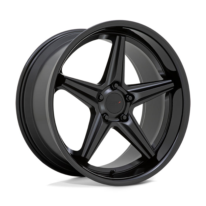 TSW LAUNCH 19X9.5 5X120 ET20 76.1 MATTE BLACK WITH GLOSS BLACK LIP