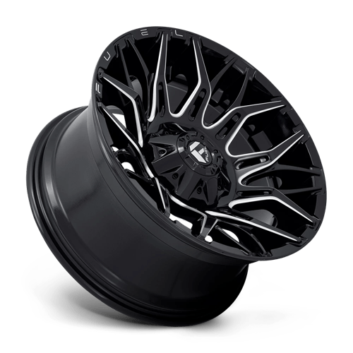 Fuel Offroad D769 TWITCH Glossy Black Milled 20x10 -18 6x135|6x139.7mm 106.1mm