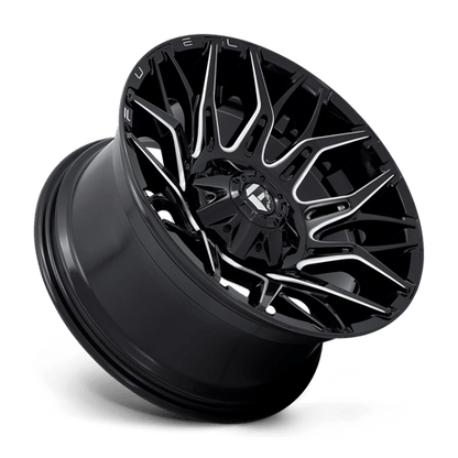 Fuel Offroad D769 TWITCH Glossy Black Milled 20x10 -18 6x135|6x139.7mm 106.1mm