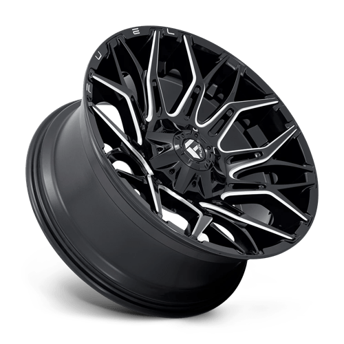 Fuel Offroad D769 TWITCH Glossy Black Milled 22x10 -18 8x165.1mm 125.1mm