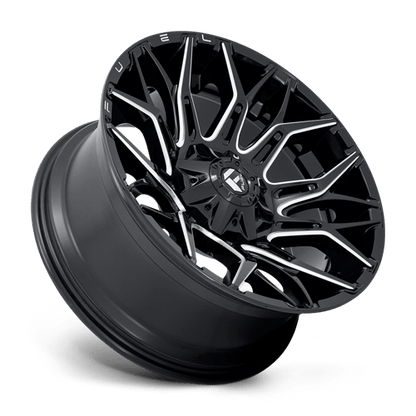 Fuel Offroad D769 TWITCH Glossy Black Milled 22x10 -18 8x180mm 124.2mm