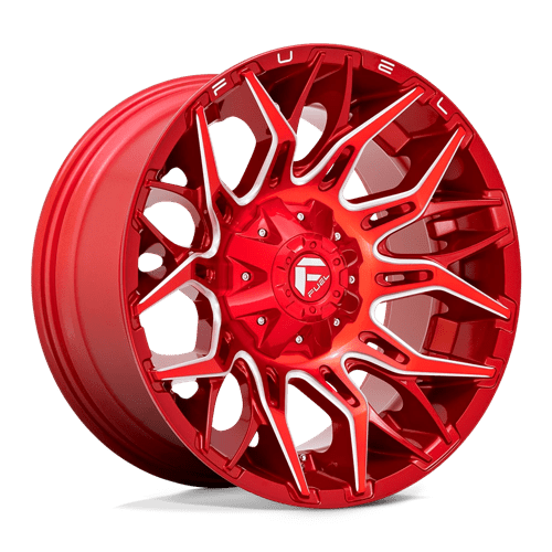 Fuel Offroad D771 TWITCH Candy Red Milled 20x10 -18 5x114.3|5x127mm 78.1mm