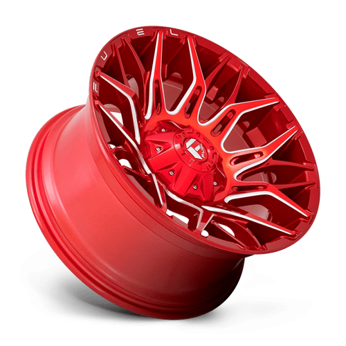 Fuel Offroad D771 TWITCH Candy Red Milled 20x10 -18 5x114.3|5x127mm 78.1mm