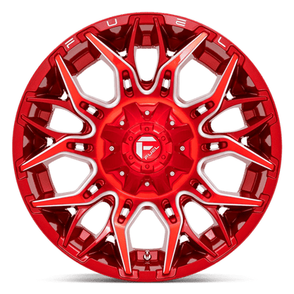 Fuel Offroad D771 TWITCH Candy Red Milled 20x10 -18 5x114.3|5x127mm 78.1mm