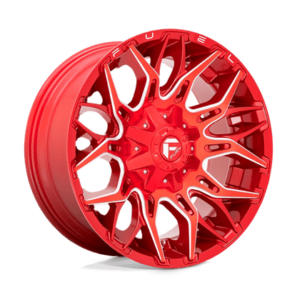 Fuel Offroad D771 TWITCH Candy Red Milled 20x10 -18 8x170mm 125.1mm