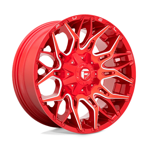 Fuel Offroad D771 TWITCH Candy Red Milled 22x10 -18 5x114.3|5x127mm 78.1mm