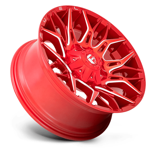 Fuel Offroad D771 TWITCH Candy Red Milled 22x10 -18 6x135|6x139.7mm 106.1mm