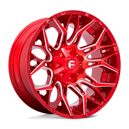 Fuel Offroad D771 TWITCH Candy Red Milled 22x10 -18 8x170mm 125.1mm