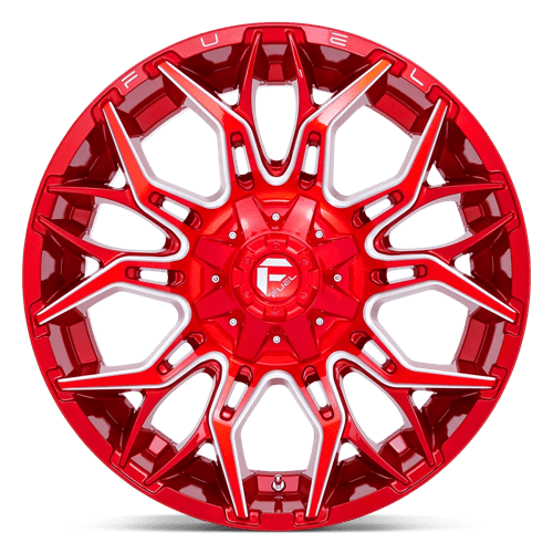 Fuel Offroad D771 TWITCH Candy Red Milled 22x10 -18 8x170mm 125.1mm