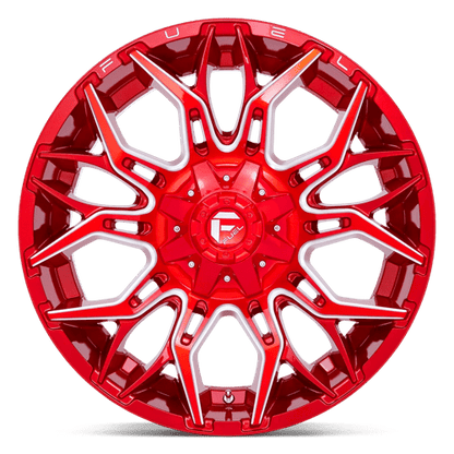 Fuel Offroad D771 TWITCH Candy Red Milled 22x10 -18 8x170mm 125.1mm