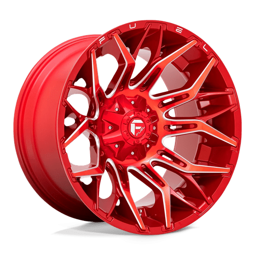 Fuel Offroad D771 TWITCH Candy Red Milled 22x12 -44 5x139.7|5x150mm 110.1mm