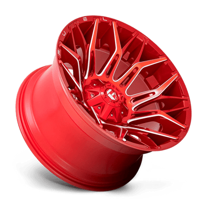 Fuel Offroad D771 TWITCH Candy Red Milled 22x12 -44 5x114.3|5x127mm 78.1mm