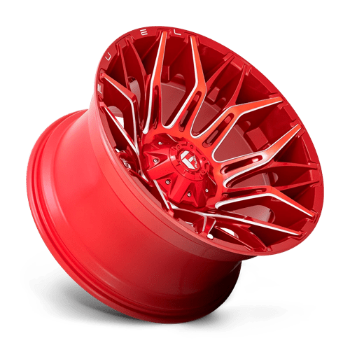 Fuel Offroad D771 TWITCH Candy Red Milled 22x12 -44 5x139.7|5x150mm 110.1mm