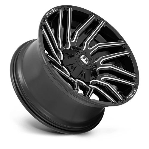 Fuel Offroad D773 TYPHOON Gloss Black Milled 20x10 -18 6x135|6x139.7mm 106.1mm