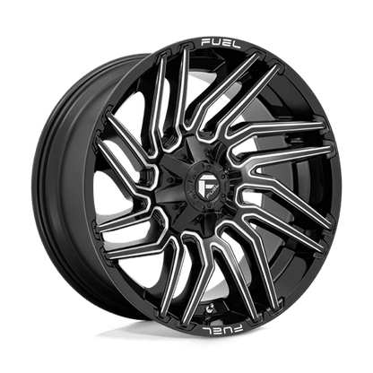 Fuel Offroad D773 TYPHOON Gloss Black Milled 22x10 -18 8x180mm 124.2mm