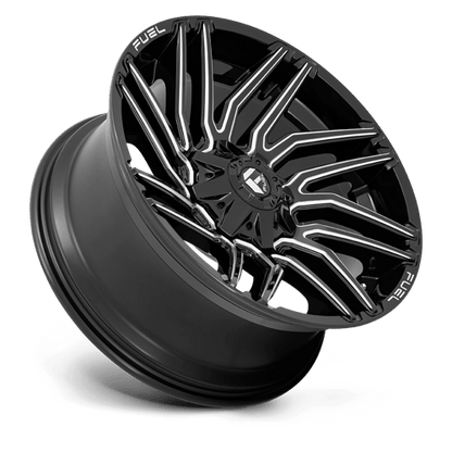 Fuel Offroad D773 TYPHOON Gloss Black Milled 22x10 -18 8x165.1mm 125.1mm