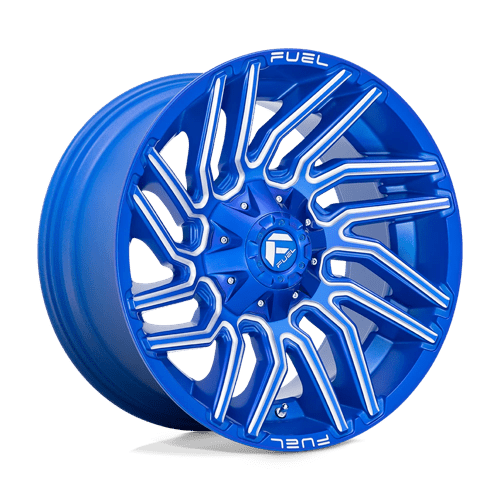 Fuel Offroad D774 TYPHOON Anodized Blue Milled 20x10 -18 6x135|6x139.7mm 106.1mm