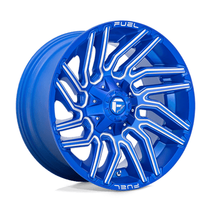 Fuel Offroad D774 TYPHOON Anodized Blue Milled 20x10 -18 6x135|6x139.7mm 106.1mm