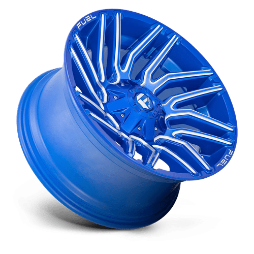 Fuel Offroad D774 TYPHOON Anodized Blue Milled 20x10 -18 6x135|6x139.7mm 106.1mm