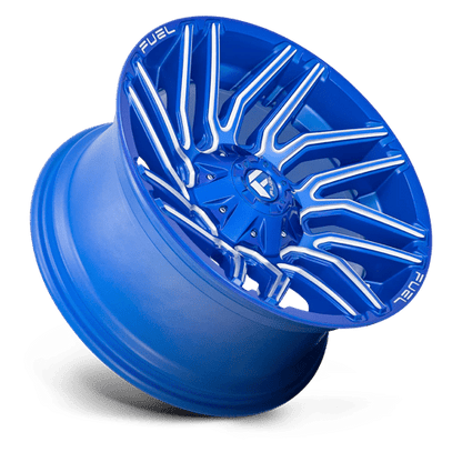 Fuel Offroad D774 TYPHOON Anodized Blue Milled 20x10 -18 6x135|6x139.7mm 106.1mm