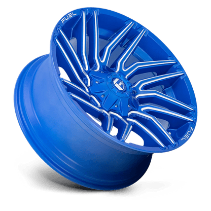 Fuel Offroad D774 TYPHOON Anodized Blue Milled 22x10 -18 8x180mm 124.2mm