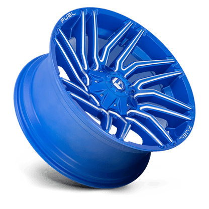 Fuel Offroad D774 TYPHOON Anodized Blue Milled 22x10 -18 8x165.1mm 125.1mm