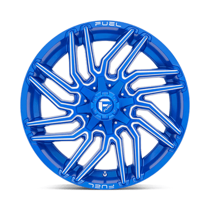 Fuel Offroad D774 TYPHOON Anodized Blue Milled 22x10 -18 8x170mm 125.1mm