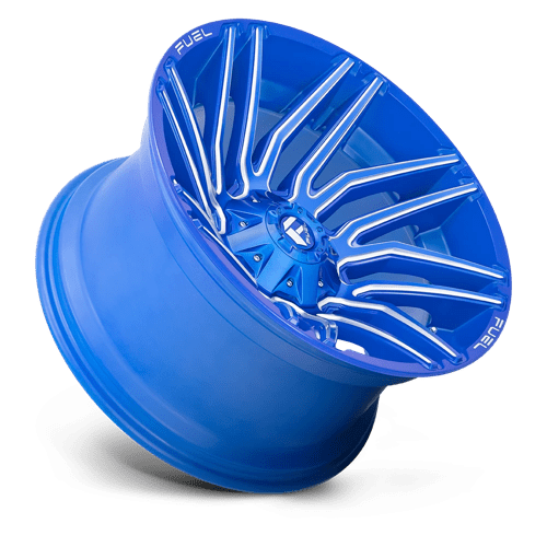 Fuel Offroad D774 TYPHOON Anodized Blue Milled 22x12 -44 5x114.3|5x127mm 78.1mm