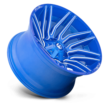 Fuel Offroad D774 TYPHOON Anodized Blue Milled 22x12 -44 5x114.3|5x127mm 78.1mm