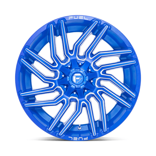 Fuel Offroad D774 TYPHOON Anodized Blue Milled 22x12 -44 5x139.7|5x150mm 110.1mm