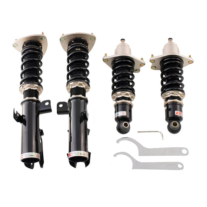 BC Racing BR Series coilovers on white background