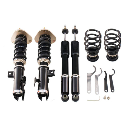 BC Racing BR Series coilovers on white background