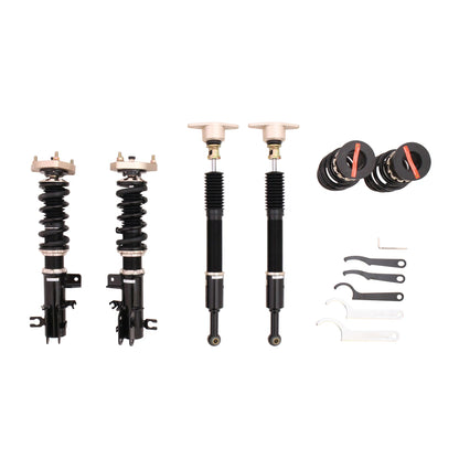 BC Racing BR Series coilovers on white background