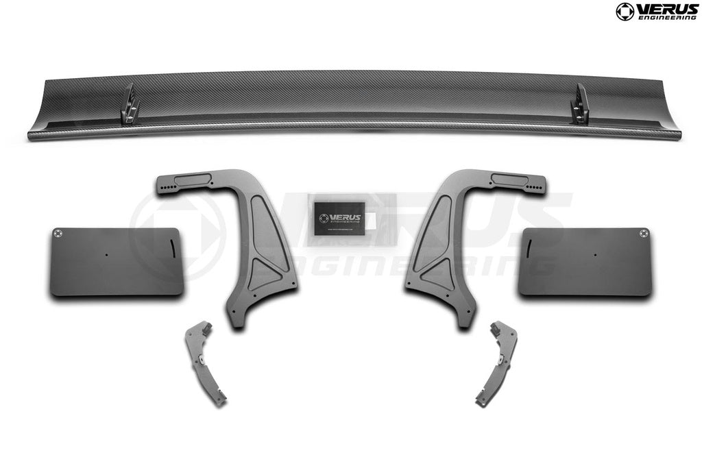 Verus - Swan Neck UCW Rear Wing Kit - FRS/GT86/BRZ - A0783A for 2013-2020 Subaru BRZ - angle view
