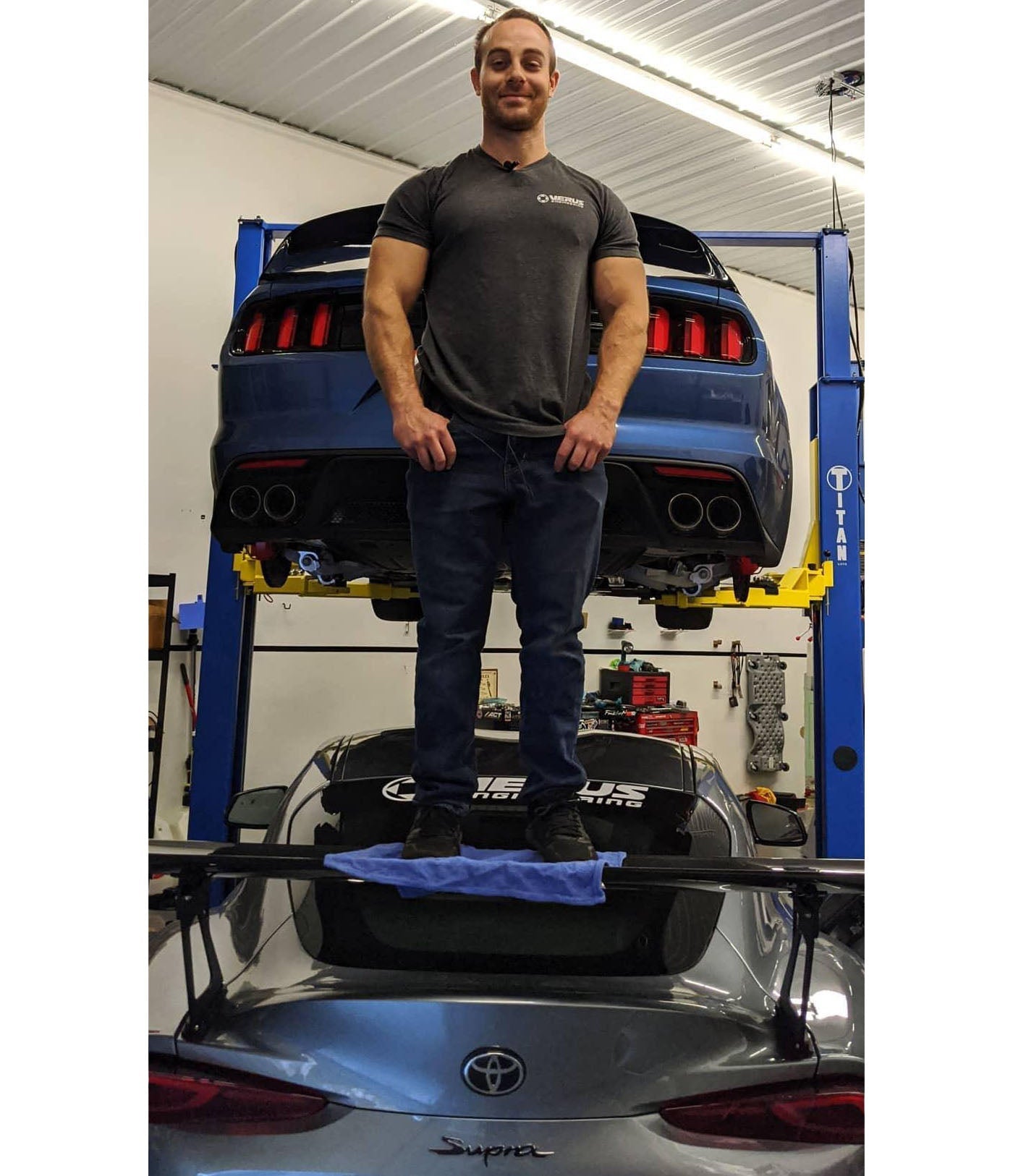 Verus - UCW Rear Wing Kit - Mk5 Toyota Supra