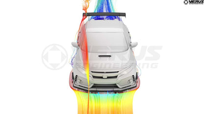 Verus Engineering UCW Rear Wing Kit Honda Civic Type R FK8 17-21