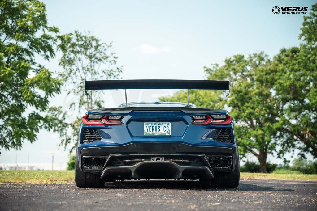 Verus - Swan Neck UCW Rear Wing Kit - Corvette Stingray (C8)