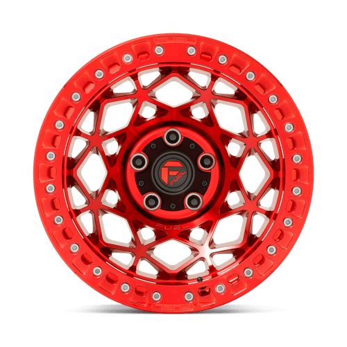 Fuel Offroad D121 UNIT BEADLOCK Candy Red 17x9 -15 5x127mm 71.5mm