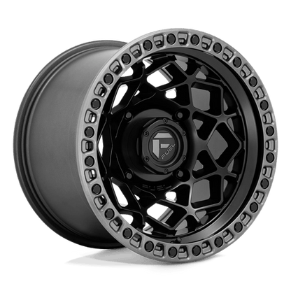 Fuel Offroad D783 UNIT UTV Matte Black W/ Gunmetal Ring 15x10 0 4x156mm 132mm