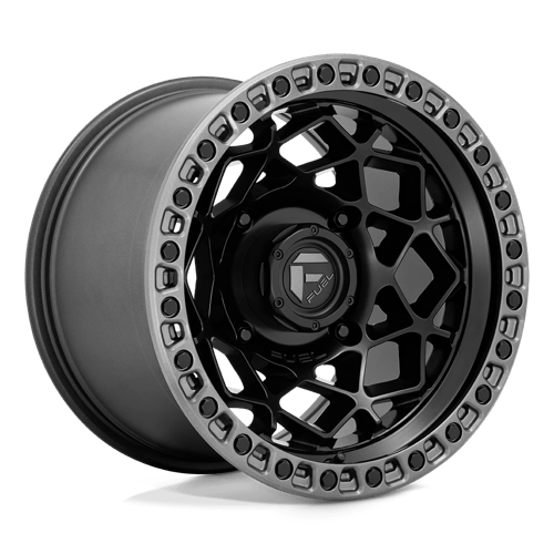 Fuel Offroad D783 UNIT UTV Matte Black W/ Gunmetal Ring 15x7 +10 4x137mm 110.1mm