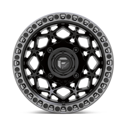 Fuel Offroad D783 UNIT UTV Matte Black W/ Gunmetal Ring 15x10 0 4x137mm 110.1mm